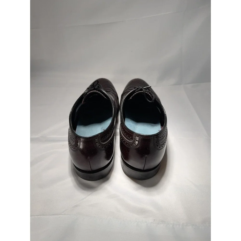Florsheim Wingtip Longwing‎ Derby Dress Shoes Mens Size 10 Burgundy Leather Sole